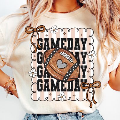 Football Game Day Coquette Shirt